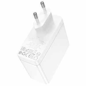 Borofone Wall Laadija BN11 Imperial - USB + 2xType C - QC 3.0 PD 100W valge