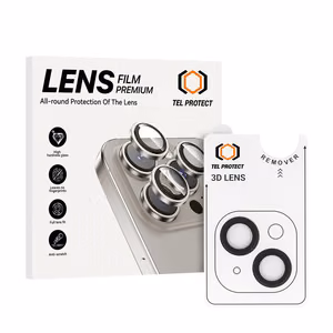 Tempered glass Tel Protect 3D Lens on camera jaoks Iphone 11 must (lens 2 pieces)