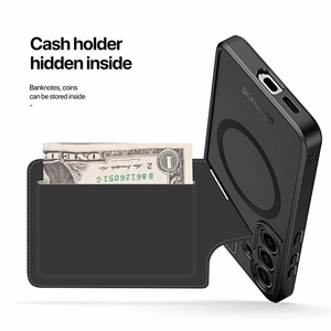 DUX DUCIS ümbris RAFI II MAG with stand compatible with MagSafe jaoks SAMSUNG S24 Plus must