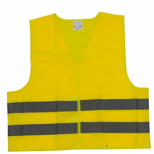 Kollane Lifetime helkurvest, suurus S–XXXL