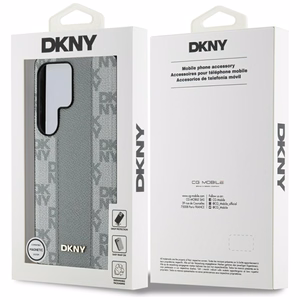 DKNY Leather Checkered Pattern MagSafe Ümbris jaoks Samsung Galaxy S25 Ultra - Hall