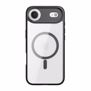 Rock Guard Lens Protection Series Magnetic Ümbris jaoks Iphone 17 Air läbipaistev-must