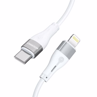 Wozinsky WSTCL1 Lightning / USB-C PD 27W kaabel 1 m - valge