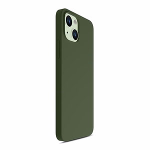 3mk Hardy Silicone MagCase для iPhone 15 Plus - зелёный