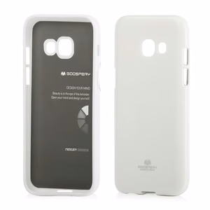 Mercury Jelly ümbris seadmele Samsung Galaxy A3 (2017), valge