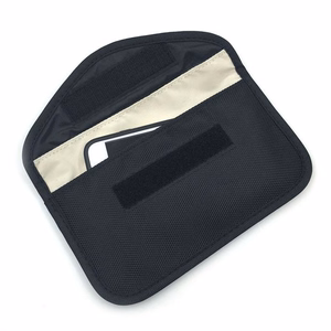 Anti-theft Case for Car Keys Phone Radio Blocking Faraday Box Faraday Cage 20cm x 11cm Black
