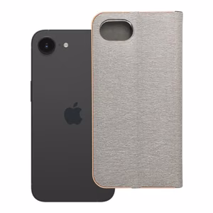 LUNA Book kuldne jaoks IPHONE 16e (SE 4 2025) hõbedane