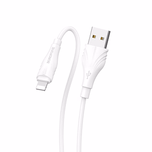 Borofone Кабель BX18 Optimal - USB to Lightning - 2A 1 метр белый