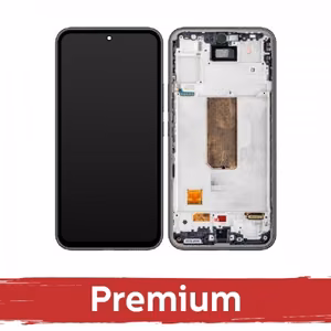 LCD ekraan ühilduv Samsung A546 A54 5G raamiga / must / OEM