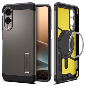 SPIGEN ümbris TOUGH ARMOR compatible with MagSafe jaoks SAMSUNG S25 Edge gunmetal