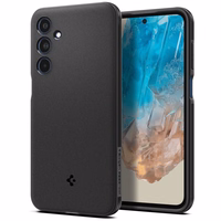 Spigen Essential SandBlast Ümbris jaoks Samsung Galaxy M35 5G - Must