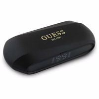 Guess Elongated Metallic Printed Logo Bluetooth TWS Kõrvaklapid + Docking Station - Must
