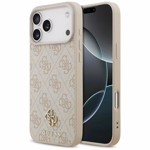 Guess 4G Small Classic Logo MagSafe-ümbris iPhone 17 Pro Max / 18 Pro Max jaoks, roosa