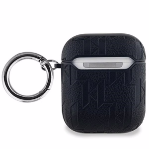 Karl Lagerfeld Monogram Choupette Head ümbris jaoks AirPods 1 / 2 - must