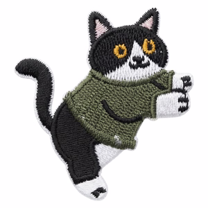 Нашивка кот 2, комплект 3pcs