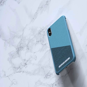 Nordic Elements Saeson Freja ümbris seadmele iPhone XS Max, petroolisinine