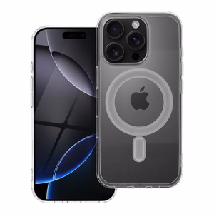 CLEAR MAG ÜMBRIS (MID) compatible with MagSafe jaoks IPHONE 16 Pro läbipaistev