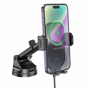 Juhtmevaba car phone Hoidja Hoco 15 W windshield / dashboard HW5 must