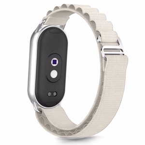 TECH-PROTECT NYLON PRO XIAOMI SMART BAND 8 / 9 / 10 / NFC TÄHEVALGE