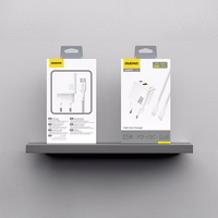 Dudao A26TCEU PD QC 25W GaN USB-A USB-C seinalaadija USB-C kaabliga - valge