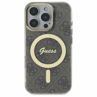 Guess IML 4G MagSafe ümbris jaoks iPhone 16 Pro - brown