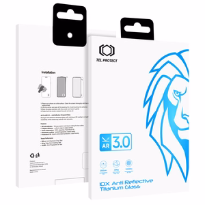 Karastatud klaas Tel Protect 10X AR 3.0 AntiReflective Titanium Iphone 16 jaoks