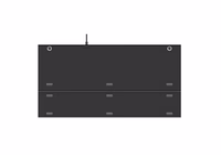 iBox Aurora K-5 keyboard USB QWERTY hõbedane