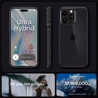 Spigen Ultra Hybrid iPhone 15 Pro Max Ümbris - Clear must