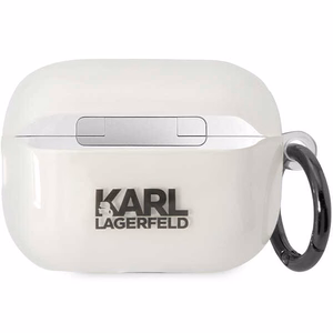 Karl Lagerfeld KLAP2HNCHTCT Airpods Pro 2 cover läbipaistev Ikonik Choupette