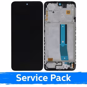 LCD ekraan ühilduv Xiaomi Redmi Note 12S/11S/Poco M4 Pro 4G must raamiga (Service Pack)