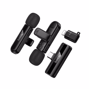 Wireless microphone set Hoco L20A USB-C/Lightning must