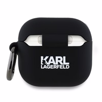 Karl Lagerfeld Silicone Choupette Head 3D Ümbris jaoks AirPods 4 - must
