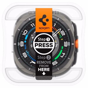 Spigen Glas.TR EZ Fit Karastatud klaas jaoks Samsung Galaxy Watch Ultra (47mm) - Clear (2-pack)