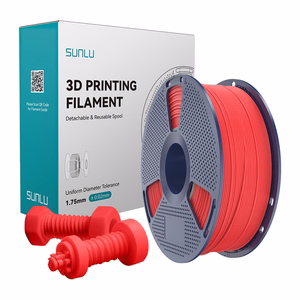 Sunlu kiire printimise ABS-filament, punane