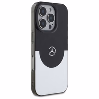Mercedes Double Layer BiColor MagSafe ümbris jaoks iPhone 16 Pro - hõbedane
