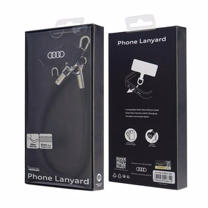 Audi universaalne telefoni rihm 28cm 8mm must AU-HSL8-R8/D1-BK