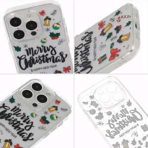 TEL PROTECT Christmas Ümbris jaoks Samsung S23 FE Design 3 Clear