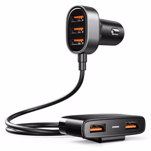 Car laadija Joyroom JR-CL03 5-Port USB (must)