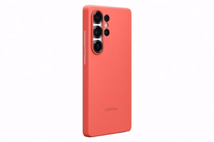 Samsung Silicone Case ümbris Samsung Galaxy S25 Ultra jaoks, punane