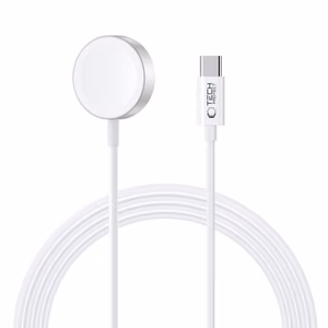 Tech-Protect UltraBoost Magnetic Induktiivne Laadija koos USB-C Connector jaoks Apple Watch 1.2m - valge