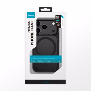 Чехол Benks Magnetic Mist с металлической рамкой (0068) для Iphone 17 Air, черный (кнопка управления камерой)