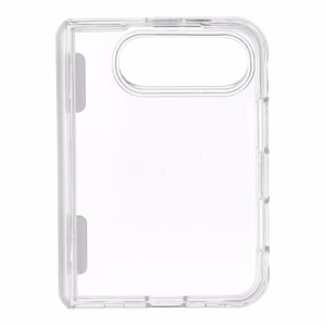 Läbipaistev Forcell F-Protect 4sD-i Clear 2.5 mm Premium Hinge ümbris iPhone Duo jaoks