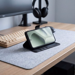 Tech-Protect Wallet ümbris mudelile Google Pixel 11 Pro XL – mattmust