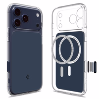Spigen Thin Fit MagSafe Ümbris jaoks iPhone 17 Pro - Läbipaistev Navy sinine