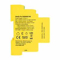 Shelly RGBWW Pro WiFi 5-Channel DIN Rail Lighting Kontroller