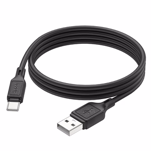 Кабель USB A - USB C Hoco 3A 1 m X90 чёрный
