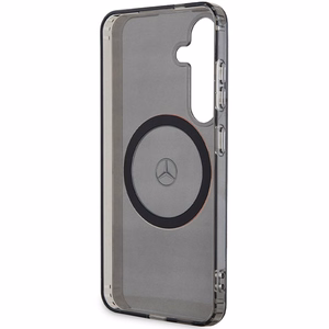 Mercedes Double Layer W punane MagSafe ümbris jaoks Samsung Galaxy S24 - must