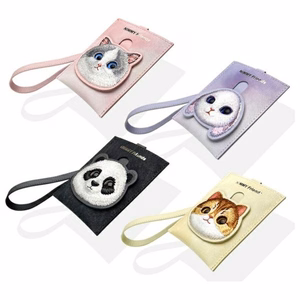Nimmy Big Eyed Pet 2.0 Cat Wallet Card Holder - Beige
