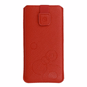 WONDER Deko Pouch Ümbris (Size XXL) jaoks Samsung S25 Ultra/S24 Ultra/M35/M23/A16 5G/Xiaomi Redmi 14C punane