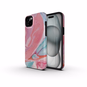 Ümbris jaoks iPhone 16 PRO MAX Forcell F-Protect Mirage compatible with Magsafe Military Drop-Test roosa marble